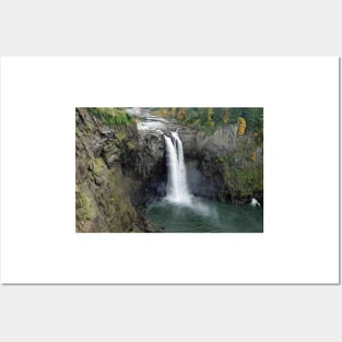 Snoqualmie Falls in Autumn Posters and Art